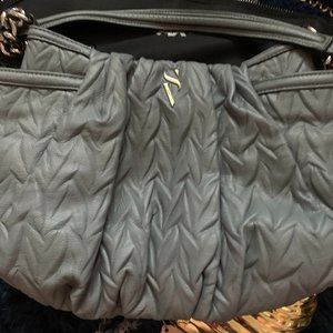 Simply Vera - Vera Wang Super Soft & Supple Gray Handbag - Multiple Pockets-Mint